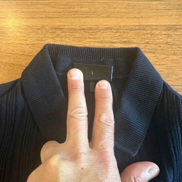 Emporio Armani Short Sleeve Knitted Polo. - Picture 3 of 3